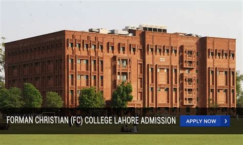 Forman Christian (FC) College Lahore Admission 2024