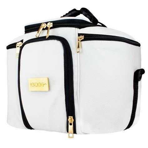 Bolsa Térmica Fitness Premium Couro - Branco | Netshoes