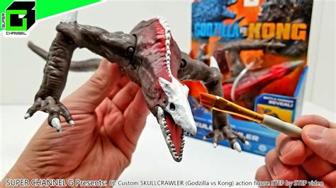 EZ Custom SKULLCRAWLER action figure from Godzilla vs Kong (Step by Step Instruction video ...