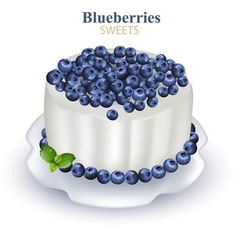 100,000 Blueberry cake Vector Images | Depositphotos