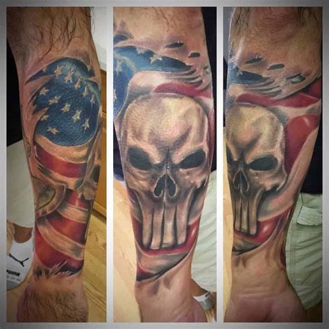 Top 73+ Best Punisher Skull Tattoos Ideas - [2021 Inspiration Guide]