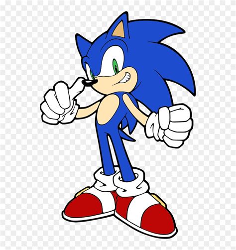 Sonic Cartoon Svg