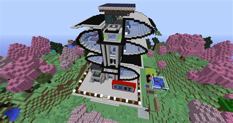 Futuristic Base - Creations - CraftersLand - A Minecraft Community