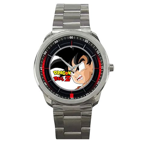 New Dragon Ball Z Goku Anime Movie Custom Stainless Steel Wrist Watch