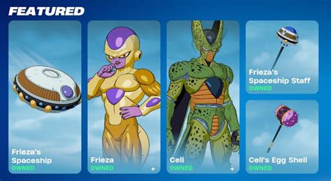 Fortnite: when will Frieza and Cell arrive? New Dragon Ball skins date ...