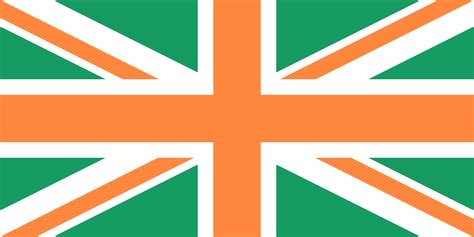 Flag of the UK if it was conquered by Ireland : r/vexillologycirclejerk