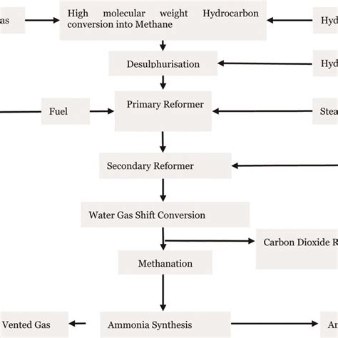 Process diagram for ammonia production. | Download Scientific Diagram