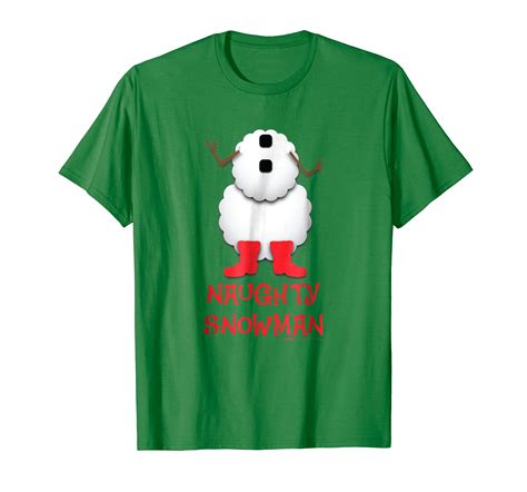 Naughty Snowman Costume Funny Christmas T Shirt-SFL – Sunflowershirt