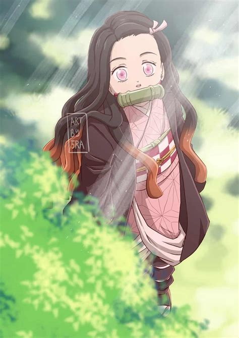 Nezuko in the sunlight petorako - Illustrations ART street