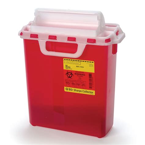 BD™ 3 Gallon Red Multi-purpose Sharps Container 1-Piece Horizontal Ent – Curtis Bay Medical ...