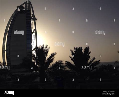 Burj Al Arab from Wild Wadi Waterpark Stock Photo - Alamy