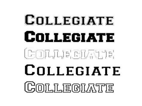 Collegiate Font Family Free Download | Collegiate font, Free fonts download, Collegiate