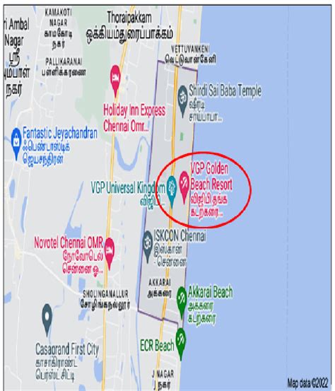 Map showing the collection site-Injambakkam (ECR beach) | Download Scientific Diagram