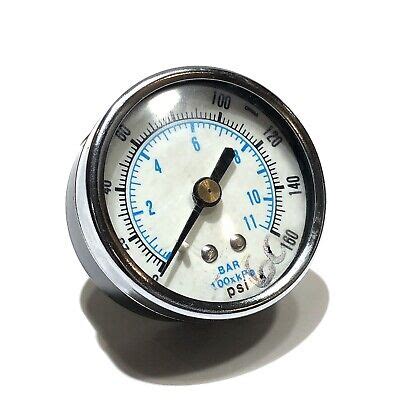 * Used BAR 100 x kPa Pressure Gauge 160 Psi 11 Kpa | eBay