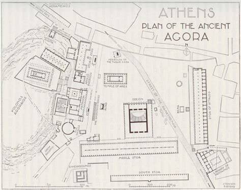 Plan: Athenian Agora