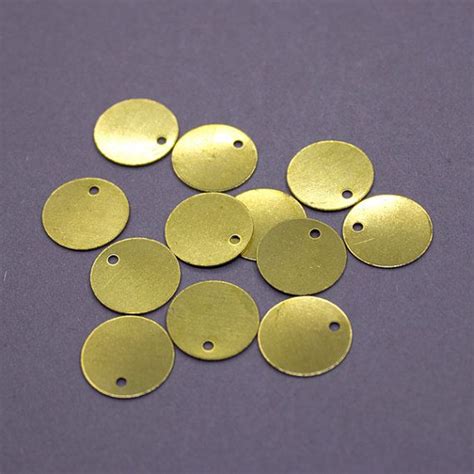 BULK 250 Raw Brass 12mm Stamping Tags Engraving Tag Etching | Raw brass ...