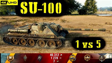 World of Tanks SU-100 Replay - 6 Kills 3.6K DMG(Patch 1.6.1) - YouTube