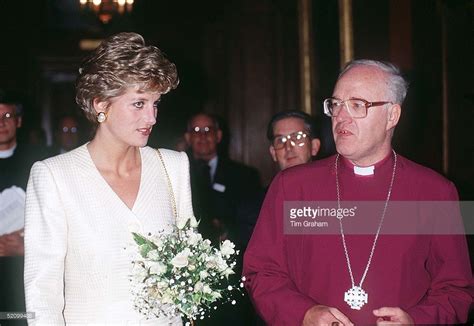 October 14, 1993: Diana, Patron, the Leprosy Mission, presented Special Service Awards to ...