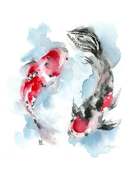 Fish Paintings Watercolor