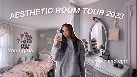 AESTHETIC ROOM TOUR 2023*teen girls room - YouTube