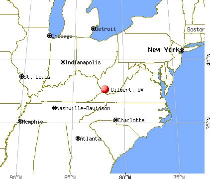 Gilbert, West Virginia (WV 25621) profile: population, maps, real estate, averages, homes ...