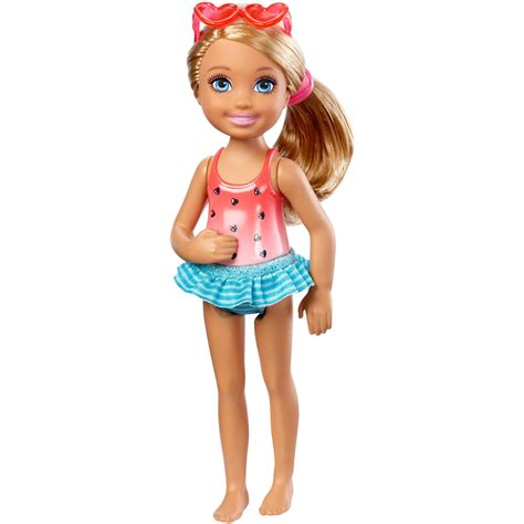 Barbie Club Swimming Chelsea Doll - Walmart.com