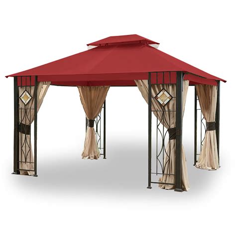 Garden Winds Replacement Canopy Top Cover for the Art Glass Gazebo ...