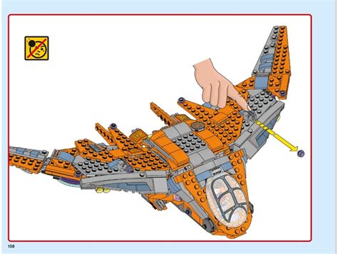 View LEGO® instruction 76107 Thanos: Ultimate Battle - LEGO instructions and catalogs library