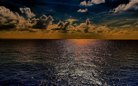 Night Ocean Wallpaper | Photo Wallpapers