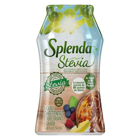 Splenda Stevia Liquid Sweetener | No Calorie Liquid Sweetener & Sugar Substitute