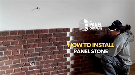 Panel Stone Installation Video | The Panel Company - YouTube