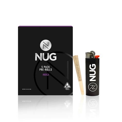 NUG Preroll 5pk w/Lighter - Ice Cream Cake - NUG