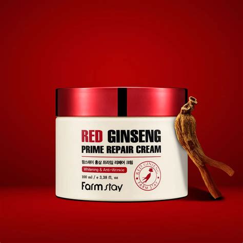 [Farmstay] Red Ginseng Prime Repair Cream-100ml / Full of nutrition of red ginseng, ELASTIC SKIN ...