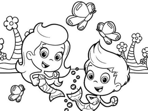 Free & Easy To Print Bubble Guppies Coloring Pages - Tulamama