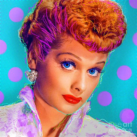 I Love Lucy V Digital Art by Pop Art World