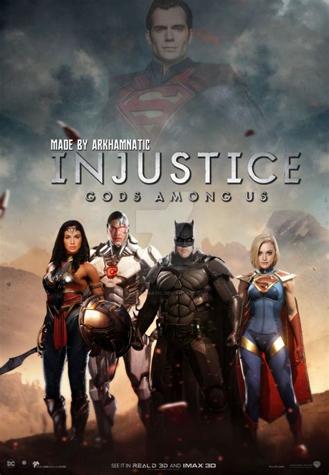 Injustice Gods Among Us movie poster by ArkhamNatic on DeviantArt