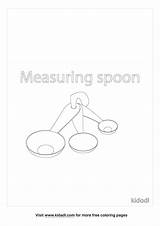 Free Measuring Spoon Coloring Page  Printables Kidadl sketch template