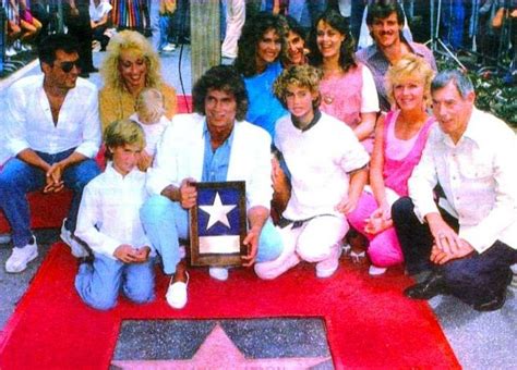 Michael Landon surrounded by his family as he gets his star on the ...