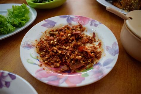 Sambal Terasi Recipe - authentic Indonesian shrimp paste sambal