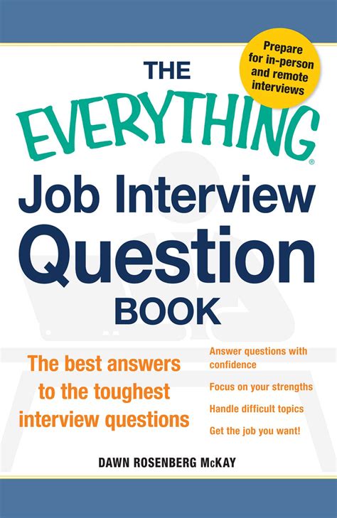 The Everything Job Interview Question Book | Book by Dawn Rosenberg McKay | Official Publisher ...