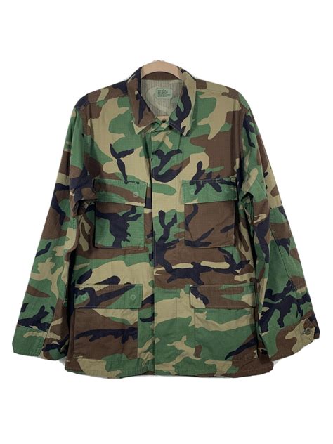 US Army Camo Coat Custom 1/1 Green Jacket Psychedelic… - Gem