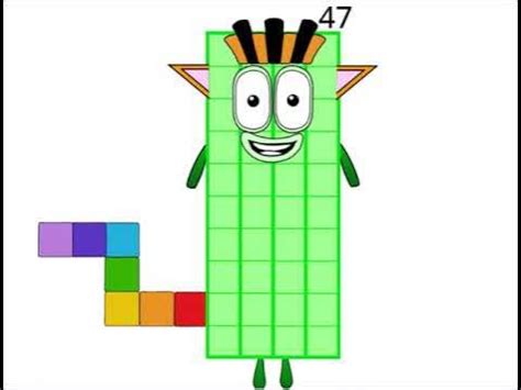 Numberblock 47 İs A Tiggerblock - YouTube