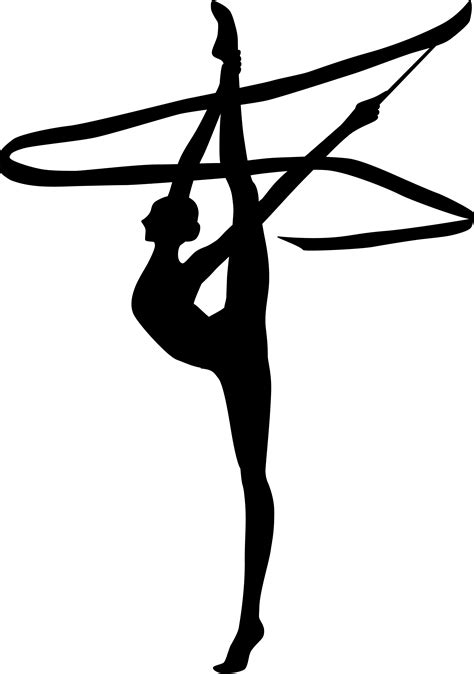 Rhythmic gymnastics Artistic gymnastics Silhouette Illustration Gymnastics at the 2019 Summer ...