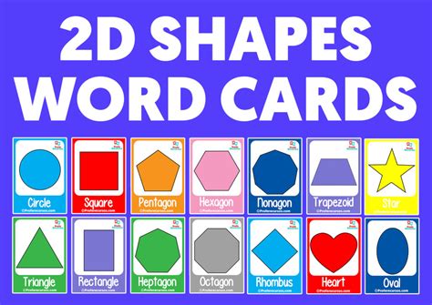 2d shapes for kids