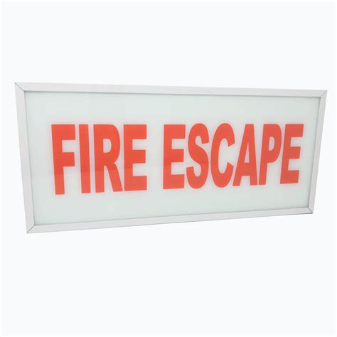 LED Fire Escape Sign - CHL-FE - Big Beam