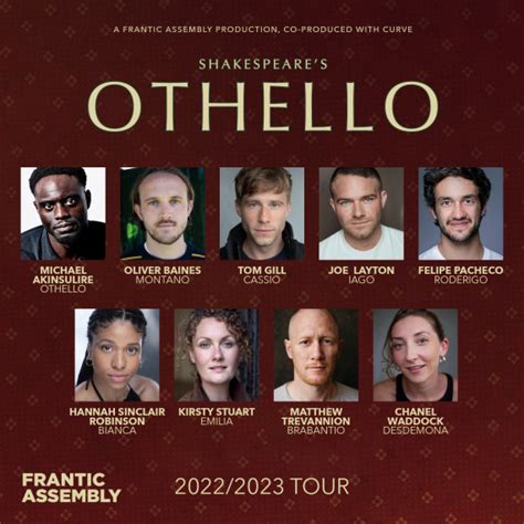 Othello Cast Announced | Frantic Assembly