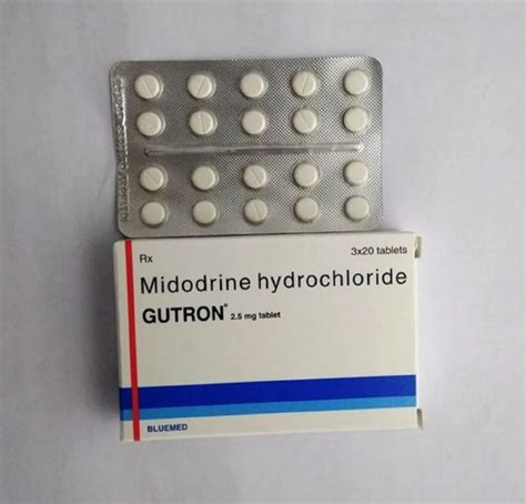 Midodrine Hydrochloride 2.5 MG Tablets at best price in Raichur