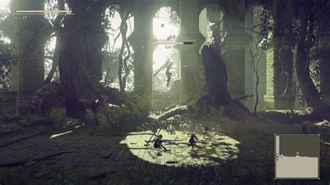 Nier: Automata Route A - The Forest Kingdom: Yorha A2 Bossfight (2B & 9S 2D Sequence) PS4 Pro ...