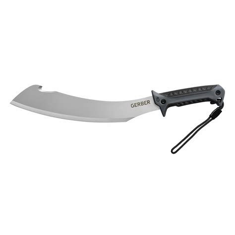 GERBER Machete, Stainless Steel, 13 in Cutting Edge Length, Rubber Handle Material - 446G10|31 ...