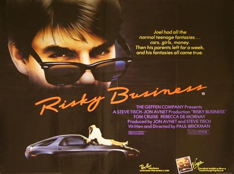 Risky Business - Vintage Movie Posters